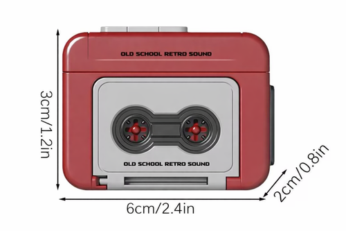 Doble Llavero Rojo y Azul